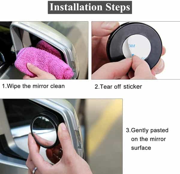 BLIND SPOT MIRROR pack of 2