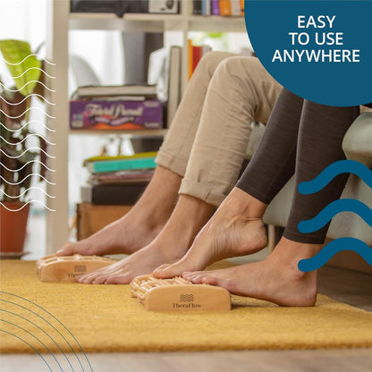 Wooden Roller Foot Massager